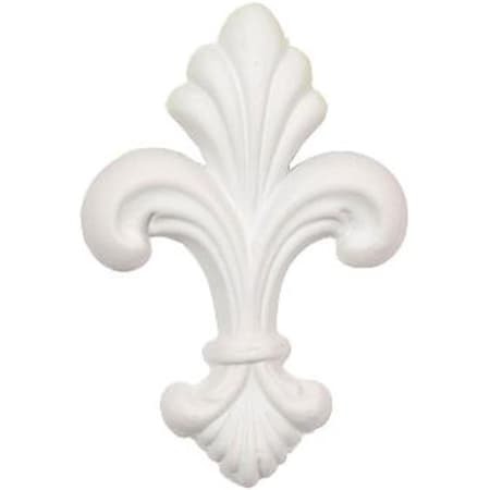 2.75 In. W X 4 In. H X .50 In. P Architectural Accents - Fleur-de-lis Small Onlay